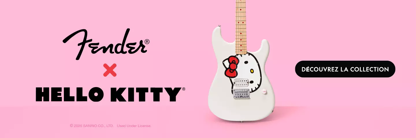 La collection Fender x Hello Kitty🎀🎸